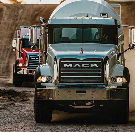 Mack Trucks Granit vue de face